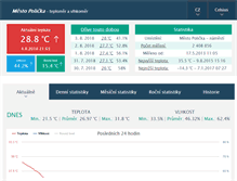 Tablet Screenshot of meteo.policka.org